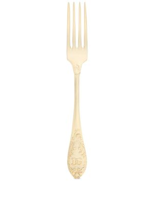 Dolce & Gabbana fourchette à dessert en plaqué or 24ct