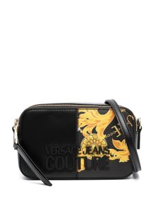 Versace Jeans Couture sac à bandoulière imprimé à logo - Noir