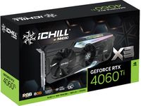 Inno 3D Nvidia GeForce RTX 4060 Ti Videokaart ICHILL X3 8 GB GDDR6-RAM PCIe x8 HDMI, DisplayPort NVIDIA G-Sync , Vulkan - thumbnail