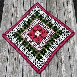 Rosina Plane - Mile Cross Sampler Baby Blanket CAL Bright Garenpakket