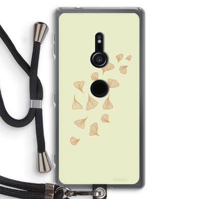 Falling Leaves: Sony Xperia XZ2 Transparant Hoesje met koord