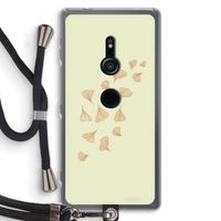 Falling Leaves: Sony Xperia XZ2 Transparant Hoesje met koord