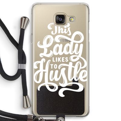 Hustle Lady: Samsung Galaxy A5 (2016) Transparant Hoesje met koord