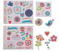 Moses Deco stickers Flowers and dots - thumbnail