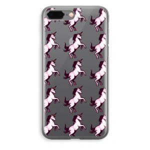 Musketon Unicorn: iPhone 8 Plus Transparant Hoesje