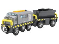 Playtive Trein met licht en geluid (Diesellocomotief met aanhanger)