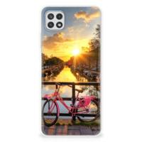 Samsung Galaxy A22 5G | Silliconen Back Cover | Amsterdamse Grachten