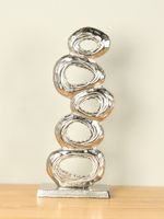 Aluminium decoratie Cirkels, 52 cm