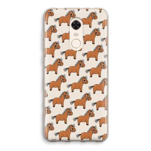 Pony: Xiaomi Redmi 5 Transparant Hoesje