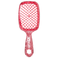 UNbrush Detangling Hair Brush Glitter - Ruby