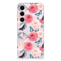 Samsung Galaxy S24 Plus TPU Case Butterfly Roses - thumbnail