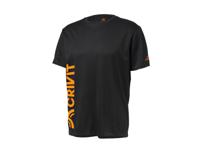 CRIVIT Heren sportshirt (Zwart, M)