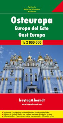 Wegenkaart - landkaart Oost Europa - Eastern Europe | Freytag & Berndt