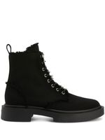 Giuseppe Zanotti bottines à bout rond - Noir - thumbnail