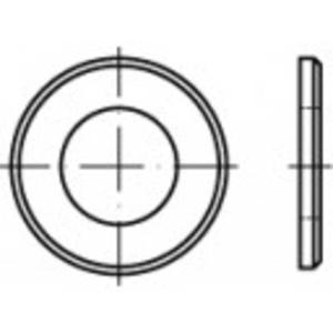 Toolcraft 105394 wig, afstandsstuk & sluitring 1 stuk(s) Platte ring Staal