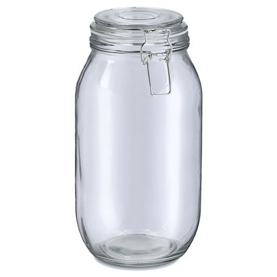 Weckpot/inmaakpot Alfie - 2L - glas - beugelsluiting - D13 x H26 cm