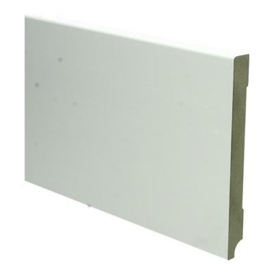 MDF Moderne plint 150x15 voorgelakt RAL9010 - lengte 240cm