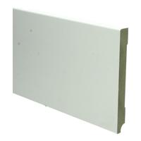 MDF Moderne plint 150x15 voorgelakt RAL9010 - lengte 240cm