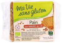 Ma Vie Sans Brood lijnzaad - glutenvrij - bio 375 Gram