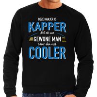 Deze kanjer is Kapper cadeau sweater zwart voor heren