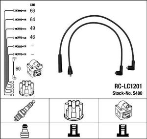 Bougiekabelset RCLC1201