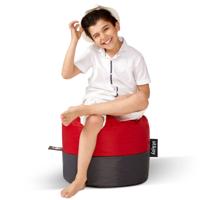 Poef 'Rondo' Red - Rood - Weerbestendig - Sit&Joy