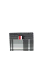 Thom Browne portefeuille à carreaux - Noir