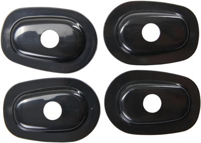 Kellermann Mounting plate turn signa black,