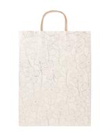 HEMA Cadeautas XL 45x28cm bloemen (goud)