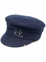 Ruslan Baginskiy casquette gavroche en jean - Bleu