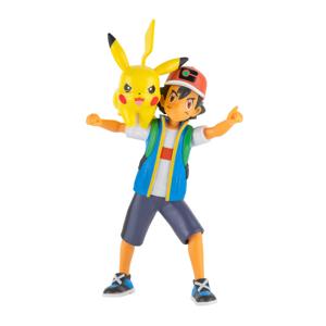 Pokémon gevechtsfiguren Ash en Pikachu