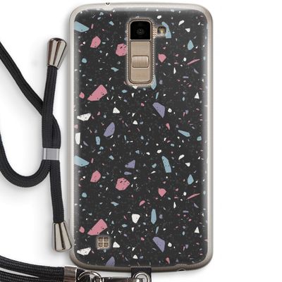 Terrazzo N°16: LG K10 (2016) Transparant Hoesje met koord