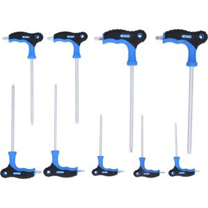 Brilliant Tools BT041200 Haakse schroevendraaierset T 10, T 15, T 20, T 25, T 27, T 30, T 40, T 45, T 50 9-delig