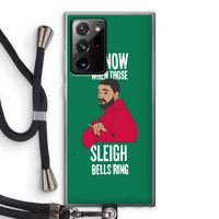 Sleigh Bells Ring: Samsung Galaxy Note 20 Ultra / Note 20 Ultra 5G Transparant Hoesje met koord
