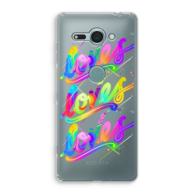 Loves: Sony Xperia XZ2 Compact Transparant Hoesje