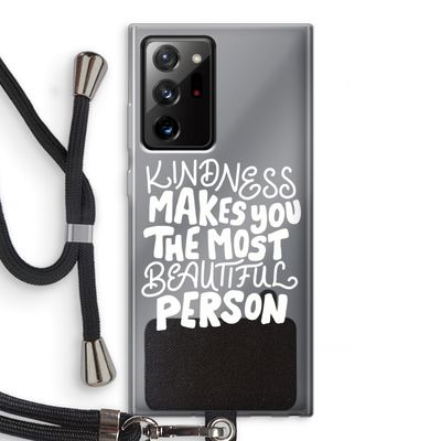 The prettiest: Samsung Galaxy Note 20 Ultra / Note 20 Ultra 5G Transparant Hoesje met koord