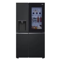 LG InstaView GSGV80EPLL amerikaanse koelkast Vrijstaand 635 l E Zwart - thumbnail