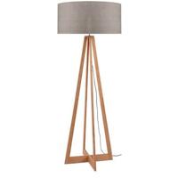 GOOD&MOJO Vloerlamp Everest - Taupe|Bamboe - Ø60cm