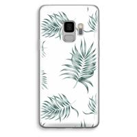 Simple leaves: Samsung Galaxy S9 Transparant Hoesje