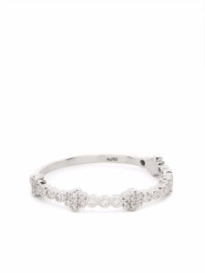 Djula bague Accumulation en or blanc 18ct ornée de diamants - Argent