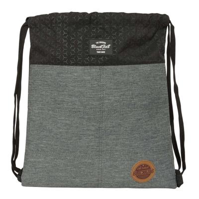 Rugtas met Koordjes BlackFit8 Old school Zwart Grijs 35 x 40 x 1 cm
