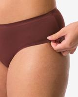 HEMA Damesslip second skin micro donkerbruin (donkerbruin)