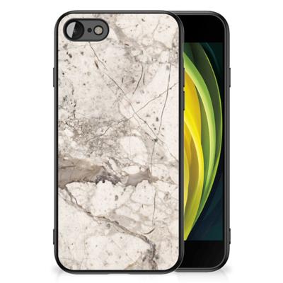 iPhone SE 2022 | SE 2020 | 7/8 Marmeren Print Telefoonhoesje Marmer Beige