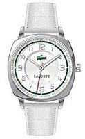 Horlogeband Lacoste 2000598 / LC-47-3-14-2233 Croco leder Wit 18mm - thumbnail