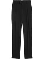 AMI Paris high-waist tapered-leg trousers - Noir