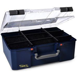 raaco CarryLite 150-9 DL Blauw Polycarbonaat (PC), Polypropyleen (PP)