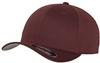 Flexfit FX6277 Wooly Combed Cap - Maroon - L/XL