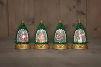 Anna's Collection LED glitterwater boom 15,5 x 9cm, warm wit Anna's Collection LED glitterwater boom 15,5 x 9cm, warm wit