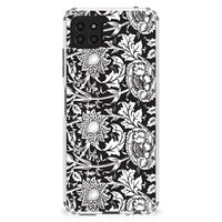 Samsung Galaxy A22 5G Case Black Flowers