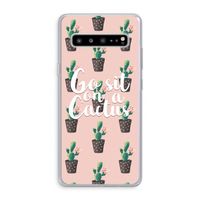 Cactus quote: Samsung Galaxy S10 5G Transparant Hoesje